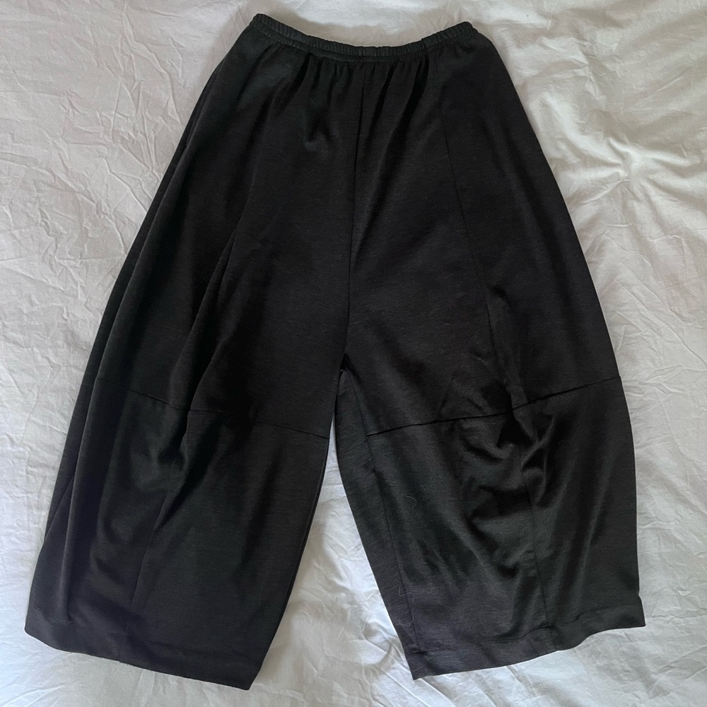 Wide-Leg Charcoal Grey Pants from Kedem Sasson